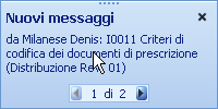 Notifica Nuovi messaggi