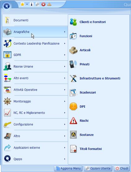 Qualibus Menu