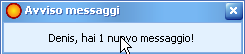Notifica Nuovo messaggio